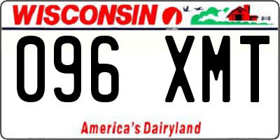 WI license plate 096XMT