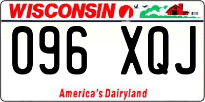 WI license plate 096XQJ