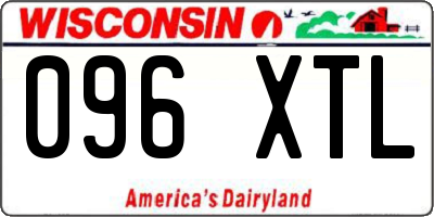 WI license plate 096XTL