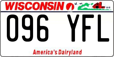 WI license plate 096YFL