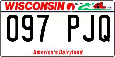 WI license plate 097PJQ