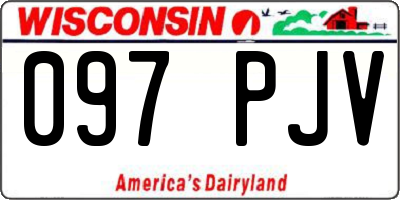 WI license plate 097PJV