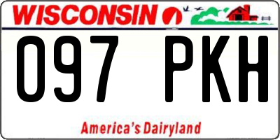 WI license plate 097PKH
