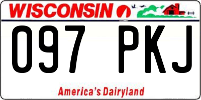 WI license plate 097PKJ