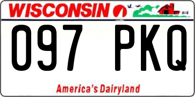 WI license plate 097PKQ