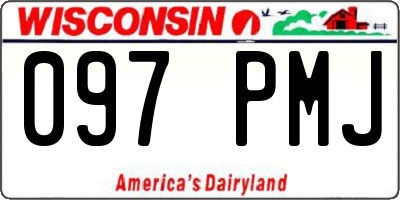 WI license plate 097PMJ