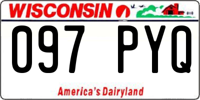 WI license plate 097PYQ