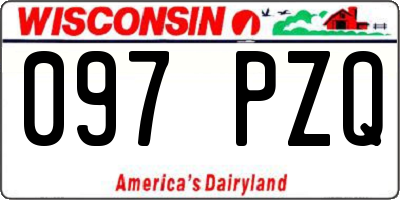 WI license plate 097PZQ