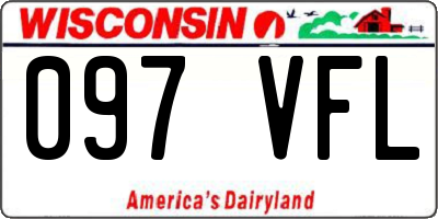 WI license plate 097VFL