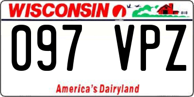 WI license plate 097VPZ