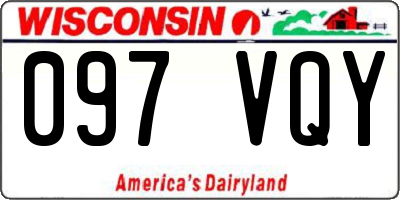 WI license plate 097VQY