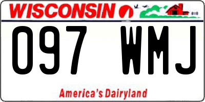 WI license plate 097WMJ