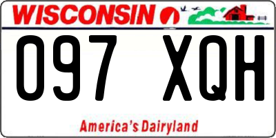 WI license plate 097XQH