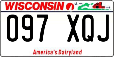 WI license plate 097XQJ