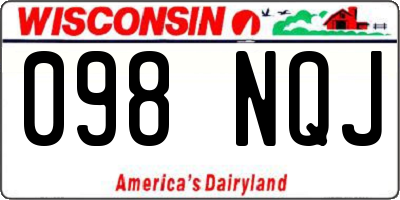 WI license plate 098NQJ