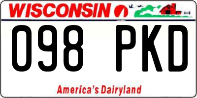 WI license plate 098PKD