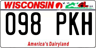 WI license plate 098PKH