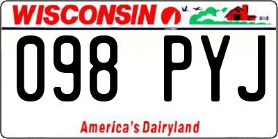 WI license plate 098PYJ