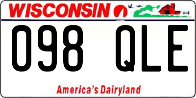 WI license plate 098QLE