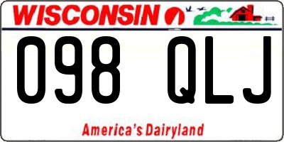 WI license plate 098QLJ