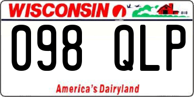 WI license plate 098QLP