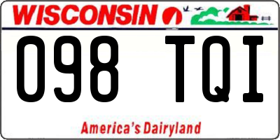 WI license plate 098TQI