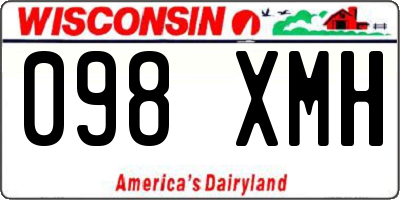 WI license plate 098XMH