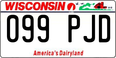 WI license plate 099PJD