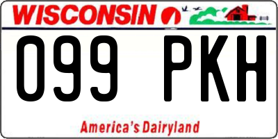 WI license plate 099PKH