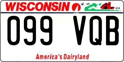 WI license plate 099VQB