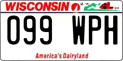 WI license plate 099WPH