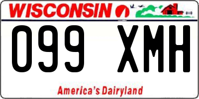 WI license plate 099XMH