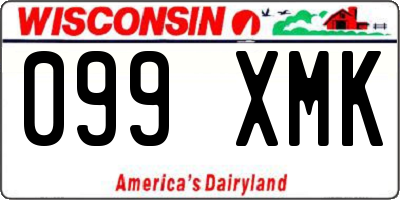 WI license plate 099XMK