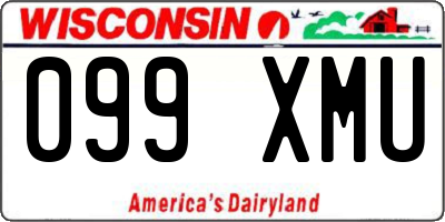 WI license plate 099XMU