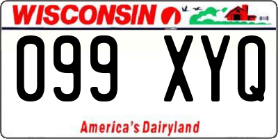 WI license plate 099XYQ