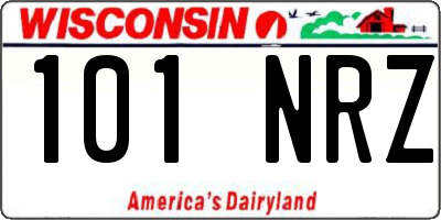 WI license plate 101NRZ