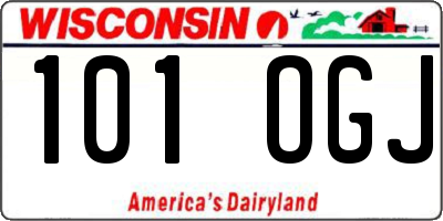 WI license plate 101OGJ