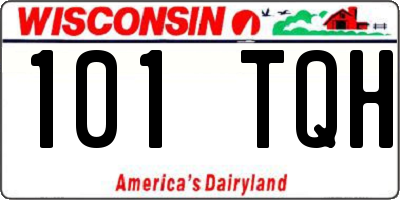 WI license plate 101TQH