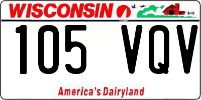 WI license plate 105VQV