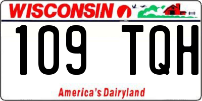 WI license plate 109TQH