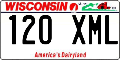 WI license plate 120XML