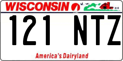 WI license plate 121NTZ