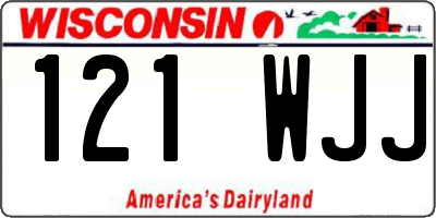 WI license plate 121WJJ
