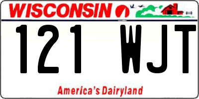WI license plate 121WJT