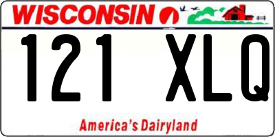WI license plate 121XLQ