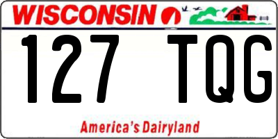 WI license plate 127TQG
