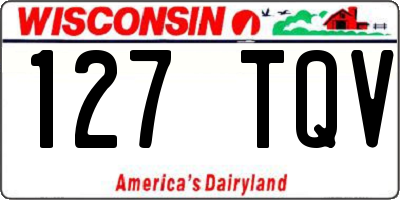 WI license plate 127TQV