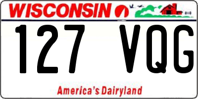 WI license plate 127VQG