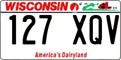 WI license plate 127XQV