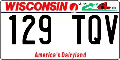 WI license plate 129TQV
